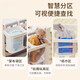 
ZimeiNGYUAN (ZIMENGYUAN) crib hanging storage bag bedside diapers diaper diaper hang bag bed fence storage basket hanging basket multifunctional fence hanging basket--Stylish gray