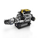 
Yuxing Mowang Creative Supercar Aero Engine Electric Machinery Assembly Model Building Blocks 12-year-old boy's birthday gift toys PAG Supercar V12 engine [761PCS]