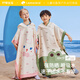 
Lemonkid children's bath towels quick-drying absorbent water-absorbing boys and girls hooded cloak wearable swimming bathrobe avocado dinosaur green