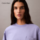 Calvin Kleinjeans25 Printemps et d'été Femme Femme CK CK Badge Shield Pure Coton Coton à manches courtes T-shirt 47B847G