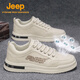 
JEEP SPIRIT 1941 men's shoes 2025 summer new breathable and odor-proof canvas shoes lightweight and versatile men's thick-soled casual sports trendy shoes CF9906 khaki [upgraded version]/high-end resistant 41