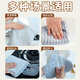 JCZS German kitchen special rag, absorbent, thick, easy to clean, not easy to shed, non-stick oil, dishwashing cloth, household table wiping, medium thickened, 6 pieces, 25*25cm, gray