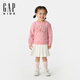 GAP [gleicher Stil für Kinder in Größe] 2025 Frühling Neues Logo Kontrastaler Farb-Langarm-Sweatshirt für Jungen und Mädchen 687330