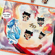 IGNB NEZHA Magnetic Quiet Book Demon Child Keine ausgeschnittenen Kinder handgefertigt DIY Magnetic Sticker Spielzeug [Magnetmodell 6 Pakete] Nezha Ruhes Buch Full