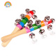 Oakwen Wooden Montessori Aides d'enseignement Puzzle Puzzle des jouets intellectuels pour enfants et des blocs de construction assemblés 3-6 ans Baby Game Game-Knocking Piano