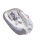 Hengzan newborn baby crib sleeping bed, safe crib, baby bed, bed in bed, baby nest travel bed, Carrot Rabbit HDJ 50*85