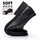 Spider King men's leather shoes new autumn and winter breathable business formal wear men's shoes casual inner height-enhancing foot wedding shoes Spider King 6189 black hollow style [standard leather 43 Shunfeng
