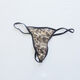 Chixia Herren transparent sexy Unterwäsche, atmungsaktive sexy Hose, sexy ohne Spuren, T-Store voll transparent, schwarz + rot + Leopardendruck 3 Teile, One Size 110-170
