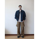 Digada Jacket Men's Spring New American Trendy Baseball Collar Jacket Trendy and versatile casual and handsome top SSQWP-691 Blue 2XL