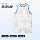
Betas Mint Baby Pajamas Summer Thin Breathable 2025 New Home Suit Men's and Women's One-piece Clothes