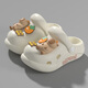 Chaussures de trou pour enfants pour garçons et filles en été kapibala mignon parent-enfant bébé sandales externes antidérapantes moyennes et grandes enfants kapibala / beak 28 -29 (adapté à la longueur du pied 18 cm)
