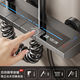 JOMOO shower set all-copper constant temperature shower set household pressurized nozzle bathroom shower shower 6119 gun gray digital display constant temperature model