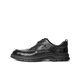 Belle commuter business shoes men's cow leather comfortable work shoes casual leather shoes A1923AM5 black-lace-up style 39