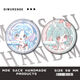 Honor de los reyes Q Versión Doliya Yaobaji Sun Shangxiang Cai Wenji Xishi Insignia Millet Brooch Pin Pends S2687 Ji Xiaoman 58 mm Barji [Película de fragmentos de vidrio]