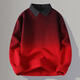 Space Owen Sense gefälschter zweiteiliger Pullover Männer 2024 neuer Gradientenhemdkragen Pullover Männer Winter Wärme Innere Wear 9756 Graues Hemdkragen etwa 130-150jin [Jin gleich 0,5 kg] kann getragen werden xl