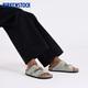 BIRKENSTOCK勃肯德国进口新品大扣女款鼠尾草绿牛皮绒面革Arizona双扣拖鞋 鼠尾草绿窄版1029311 37