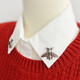 ANST OND PHOENIX GOLD STATER STOCIAL HEURMIER Personnalisé Signification d'abeille petite broche Men's Summer Shirt Coll Coll Clasp Men's Retro Vintage Silver