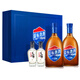 劲牌 蓝标劲酒 36度 500ml*2+尊享毛铺小酒100ml*2 精致礼盒 自饮送礼