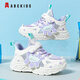 
ABC KIDS children's shoes for children's summer running sports shoes for boys and girls mesh breathable low top casual shoes 3524Q light purple 34