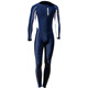 Gumuni wetsuit for men and women, one-piece warm swimsuit, snorkeling suit, swimming surfing and diving equipment, men's size L, navy blue