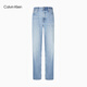 Calvin KleinJeans【凉感】【复刻90系列】25春夏女ck复古直筒牛仔裤47AB719 RDA-牛仔浅蓝 29