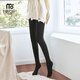 Modal leggings for women in autumn and winter, thick outer wear, slimming pantyhose, spring, autumn and winter bare leg artifact, large size black, warm, tempting black with feet, one size fits all, 160g, thin velvet style, 80-150Jin Jin is equal to 0.5 kg
