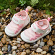 Babudou girls sandals for boys, caterpillar, summer hollow breathable toddler shoes, candy powder 20