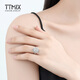 TTMIX pigeon egg ring pt950 platinum ring women's platinum ring light luxury live ring for girlfriend 3.9-4.1g