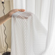 Yinmai gauze curtain dream curtain 2025 new vertical blinds phantom gauze bedroom living room balcony household white light-transmitting and opaque white丨white per meter punching processing