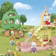 
Sylvanian families Japanese version of forest tree house, play house girl toy doll set, birthday gift for children