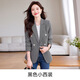 Purple Charming Plaid Small Suit Jacket Women's Spring and Autumn 2025 New High-end Casual All-match Small Suit Age Reduction Top Pink Small Suit M (Recommended 95-105 Jin Jin equals 0.5 kg)