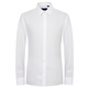 Good news bird no-iron long-sleeved shirt men's business texture easy care base shirt KEBC251011U white 41