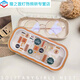 New internet celebrity transparent glasses box high-value simple student anti-compression mirror box cartoon plastic anti-fall mirror box then call the police