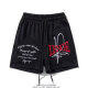 American Shorts Summer Summer Flow Sports Versátiles Versátiles Castas informales Simples Letras de moda