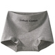 Algustaje interior de Yalu para niñas algodón puro 10a algodón antibacteriano de algodón alargado de la entrepierna Sporty suave y transpirable boxeador frontales (blanco + negro + gris flores) 3 tiras L (100-120jin [Jin iguala 0.5 kg])