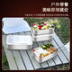 Shantoulin Village FancyChic1098 puro aluminio al aire libre Picnic acampado cocinando cocción cocción cocinera cocinar cocinero cocinero cocinero caja de aluminio Bento nostálgico modelo 1 pequeño, mediano y grande cada uno (con mango) 0ml
