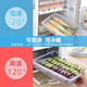 FANCYCHIC Dumpling Storage Box Refrigerator Dumpling Freezer Box Household Handmade Egg Preservation Quick-frozen Wonton Box Transparent Large 1 Box 1 Cover