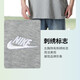耐克（NIKE）套装男士 运动POLO衫翻领短袖T恤 跑步健身训练长裤舒适休闲裤子 单件上衣灰/FN3895-063 XL