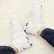 耐克（NIKE）女鞋 AIR MORE UPTEMPO (GS) 皮蓬大Air黑白潮流复古运动鞋篮球鞋 DH9719-100 白色/小蓝钩 36