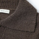GANT/Gantt 24 Spring Men's Lapel Breasted Wool Blended Solid Color Pullover Knit Sweater Base Shirt 248-Camel L