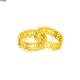 KREY old phoenix gold ring women's pure gold hollow ring wealth rolling copper coin ring coin for girlfriend No. 14