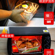 
Japanese MUJIU office worker glass lunch box insulation student can microwave heating special bowl with rice separation [high-end style] Fresh green three-part length 1050ml single piece