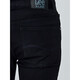 Lee723 Slim Mid-Waist pieds droits Black Men's Jeans Trendy