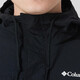Columbia25春夏新款哥伦比亚男户外防风防泼水透气连帽外套WE4839 011-黑色 M 175/96A