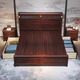 Nanzhuwujinmu modernes chinesisches Festholzbett 1,8 Meter modernes einfaches Hochzeitsbett Hauptschlafzimmer Queen -Bett WJ866#