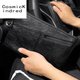 
CosmicKindred 2025 new handbag for men soft leather handbag business casual men's handbag large capacity envelope trend black (standard number)
