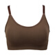 Mom's sports bra for middle-aged and elderly women without rims, vest-style push-up large size thin bra tube top summer side breast anti-sagging sleep full cup middle-aged women and the elderly universal dark coffee one size fits all (suitable for 80-140 Jin Jin equals 0.5 kg)