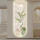 Dekorative Gemälde des vierköpfigen Elefantenporch-Dekorationsmalerei des Korridors im cremefarbenen Corridor Hanging Painting LED LED LEGELMADE T12529 (UV-Feinskulptur ohne Rahmen) 40*120 (empfohlene Wände unter 0,7 Meter) Kristallporzellanbildschirm/Plug-in/Klangsteuerung
