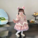 G.DUCKKIDS little yellow duck children's clothing Lingnabel princess dress summer girls' dress fashionable Lolita baby birthday skirt 6621 spring and autumn style 100 sizes 2~3 years old [90-100cm]
