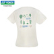 YONEX2025 new Yonex badminton uniform quick-dry short-sleeved men and women T-shirts environmentally friendly series sports tops 16833 women 16835CR ice beige L